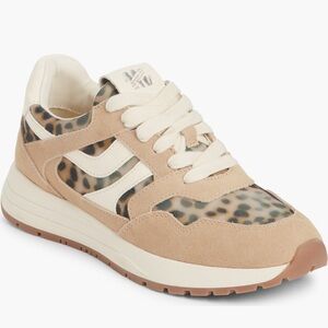 NWT Steve Madden Blume Mixed Media Sneaker Leopard Multi Sz 8 (no original box)